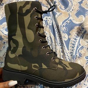 Camo Combat Boots
